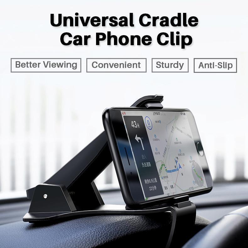 Universal Cradle Car Phone Clip